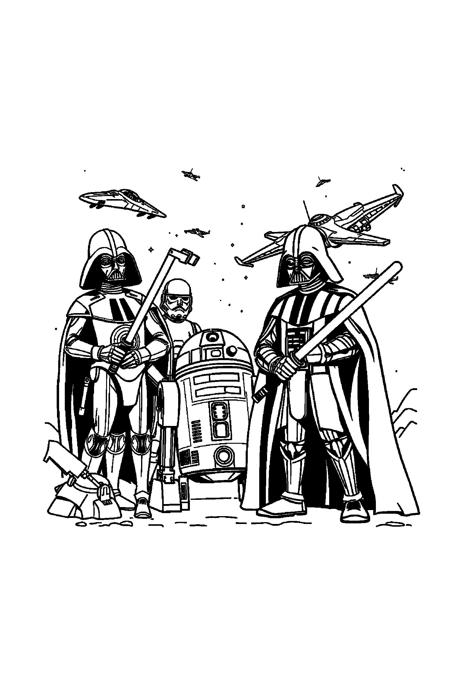 Coloriage Star Wars gratuit à imprimer - portrait facile avec un pilote rebelle et de grands contours Coloriage Star Wars gratuit à imprimer : portrait facile avec un pilote rebelle et de grands contours