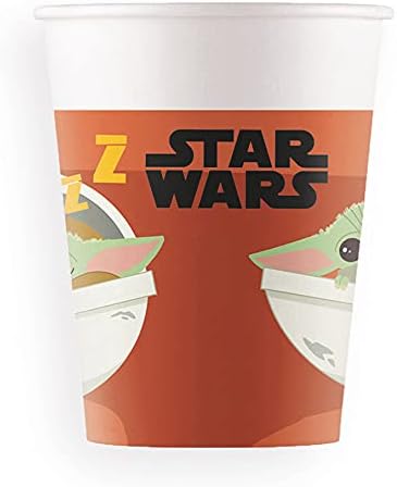 Kit Disney Star Wars Baby Joda 52 pièces avec 16 assiettes, 16 gobelets et 20 serviettes – Image 5