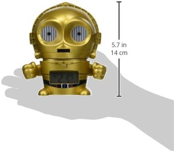 Réveil veilleuse C3PO Star Wars BulbBotz écran LCD 2021418 – Image 8