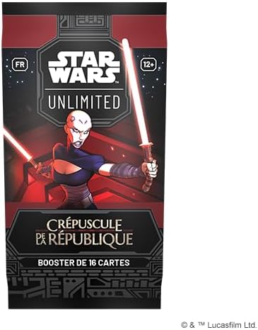 Booster Star Wars Unlimited Crépuscule de la République 16 cartes aléatoires VF – Image 3