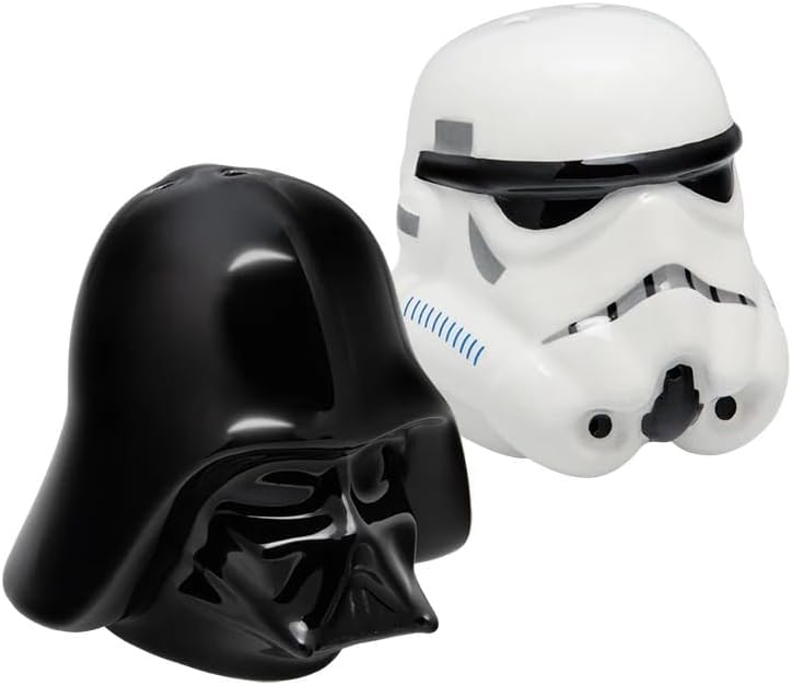 Salière et poivrière Star Wars en céramique Stormtrooper et Dark Vador – Image 2