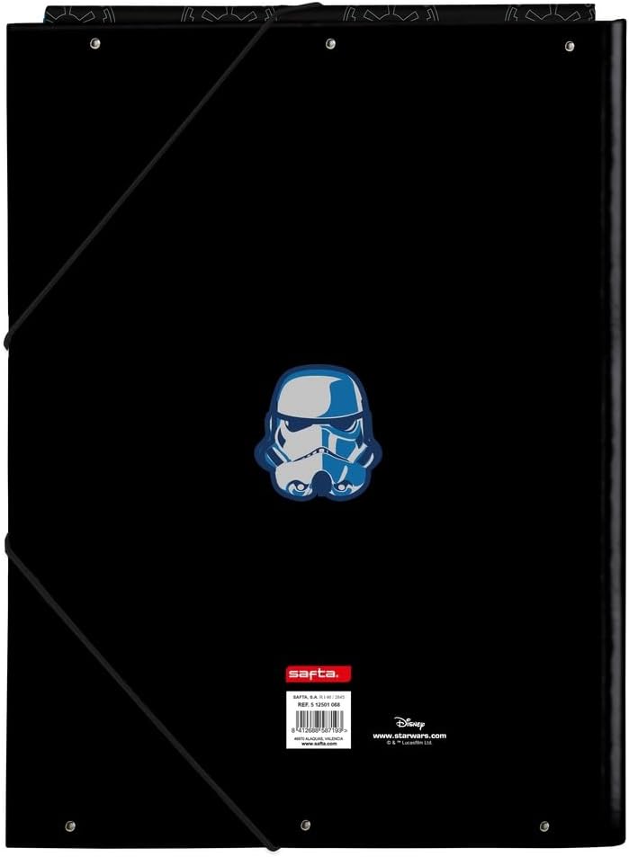 Classeur folio Star Wars Rebellion à 3 rabats noir 26 x 36,5 cm – Image 2