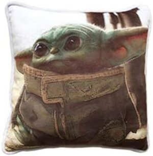 Coussin Star Wars Baby Yoda brodé 40 x 40 cm