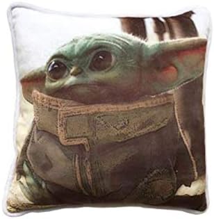 Coussin Star Wars Baby Yoda brodé 40 x 40 cm