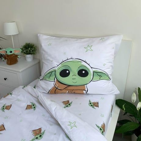 Parure de lit Star Wars Baby Yoda réversible en 100 % coton – Image 5