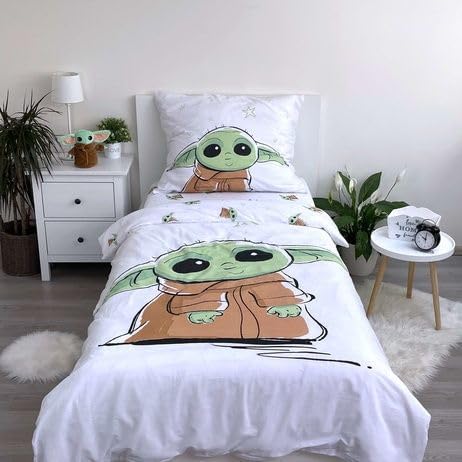 Parure de lit Star Wars Baby Yoda réversible en 100 % coton – Image 2
