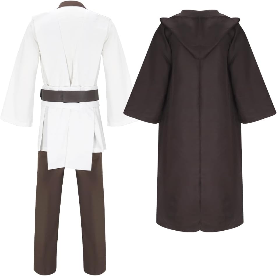 Costume Jedi Star Wars homme avec cape à capuche – Image 4