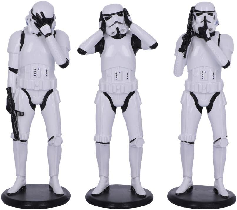 Pack de 3 figurines Star Wars Stormtrooper en résine 14 cm
