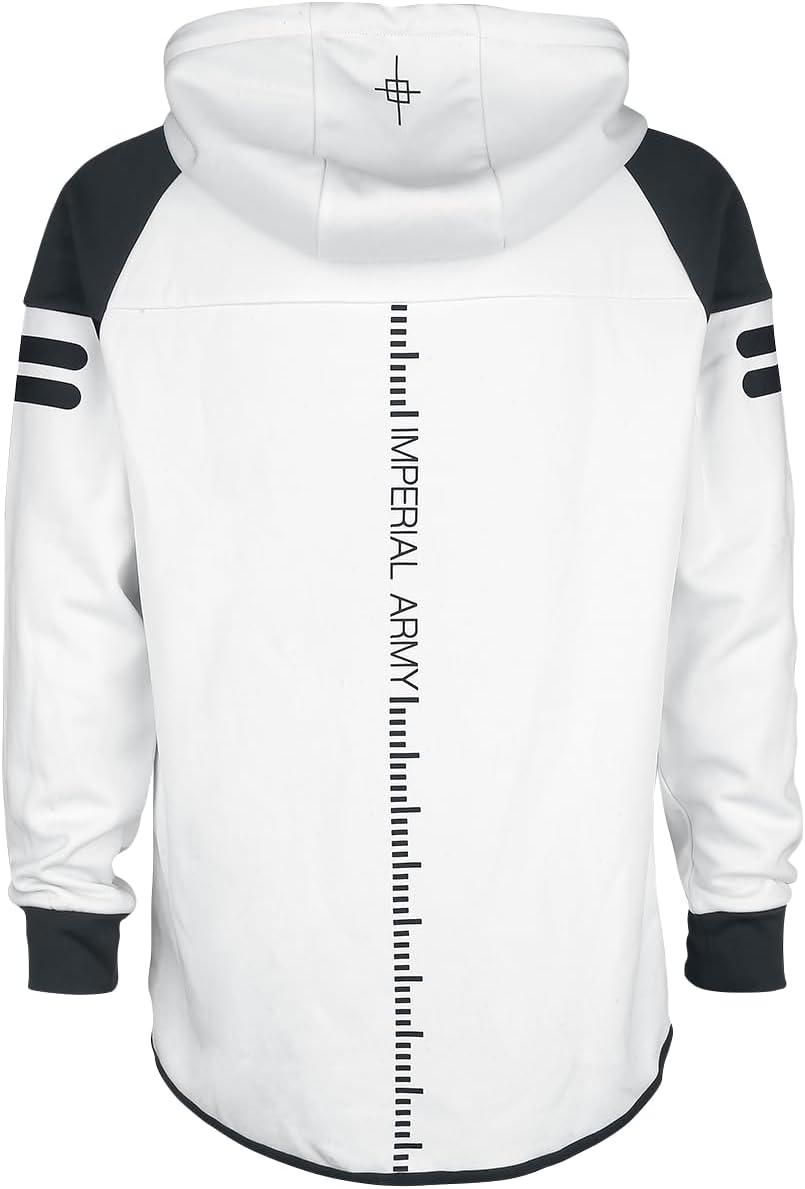 Sweat-shirt zippé à capuche Star Wars Stormtrooper blanc homme taille S – Image 2