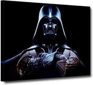 Affiche Star Wars Dark Vador sur toile encadrée 30,5