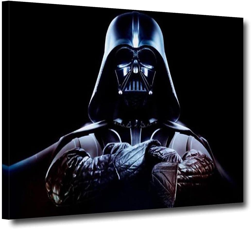 Affiche Star Wars Dark Vador sur toile encadrée 30,5