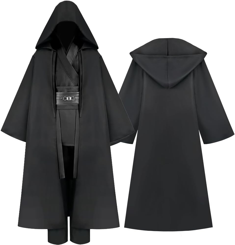 Costume Jedi Star Wars à capuche avec ensemble complet – Image 2