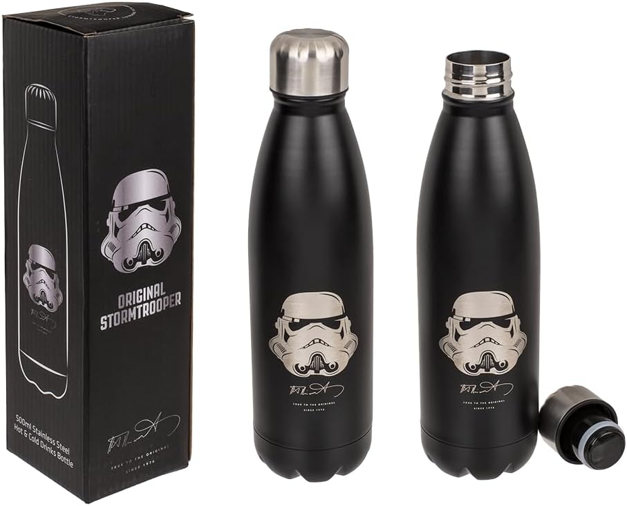 Gourde Star Wars Stormtrooper en métal 500 ml avec coffret cadeau