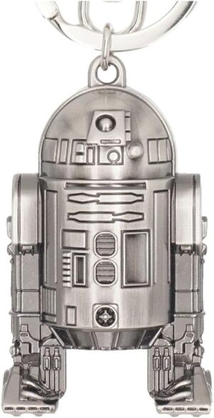 Porte-clés Star Wars R2-D2 en métal à accrocher