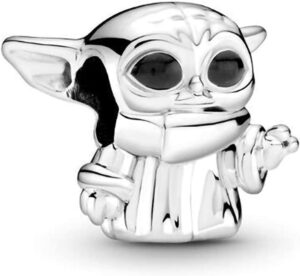 Breloque Grogu Star Wars en argent sterling 925 pour bracelet à breloques