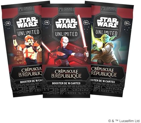Booster Star Wars Unlimited Crépuscule de la République 16 cartes aléatoires VF – Image 4