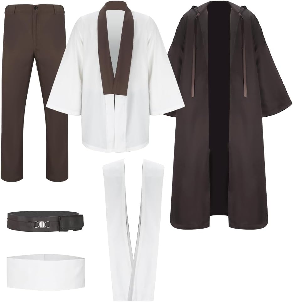 Costume Jedi Star Wars homme avec cape à capuche – Image 6