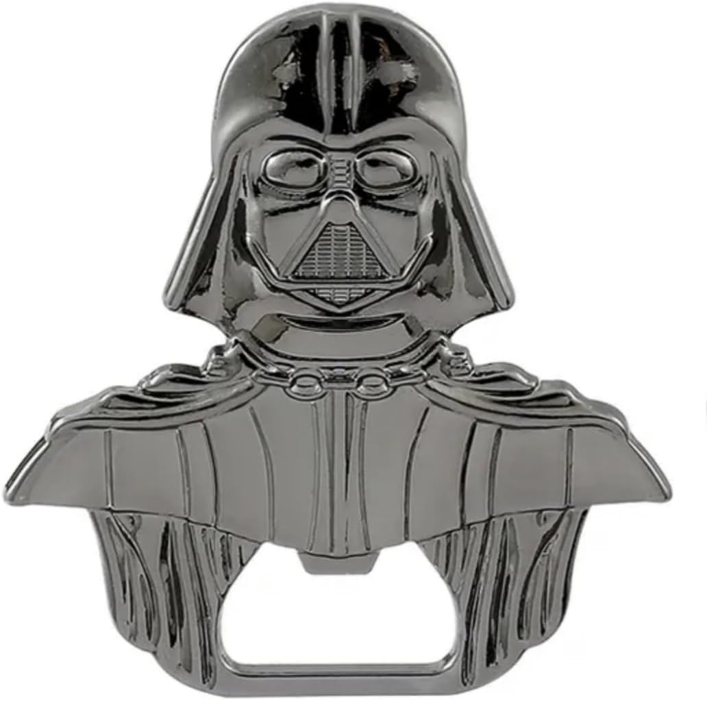 Décapsuleur Darth Vader noir brillant en métal massif 55 x 60