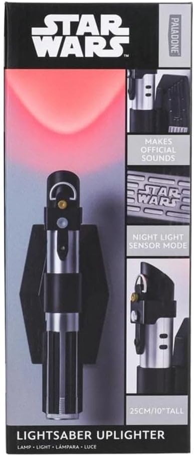Applique murale sabre laser Star Wars Sith & Jedi à piles