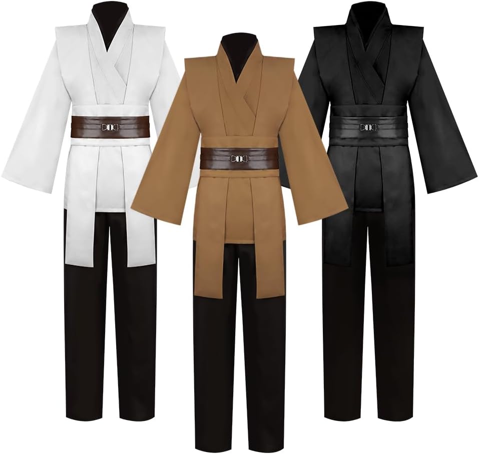 Costume Jedi Star Wars à capuche avec pantalon et ceintures – Image 7