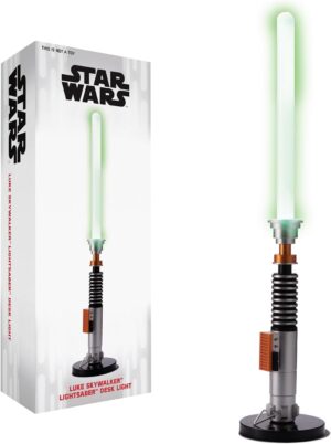 Lampe de bureau USB Star Wars Luke Skywalker sabre laser vert