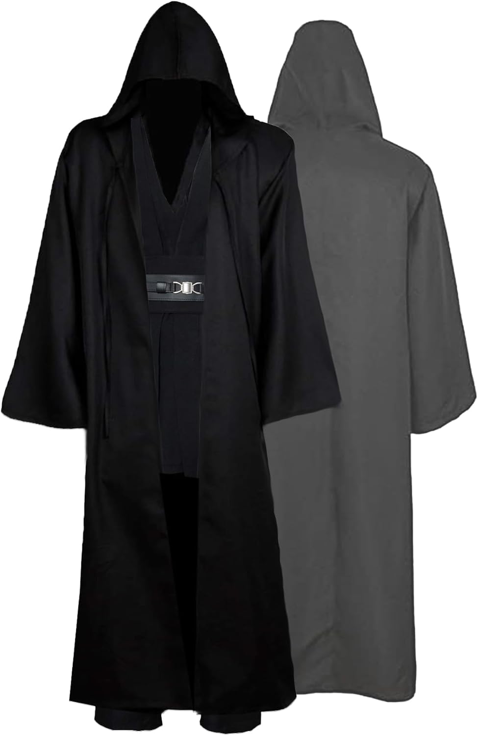 Costume Star Wars Jedi adulte marron avec cape à capuche – Image 3