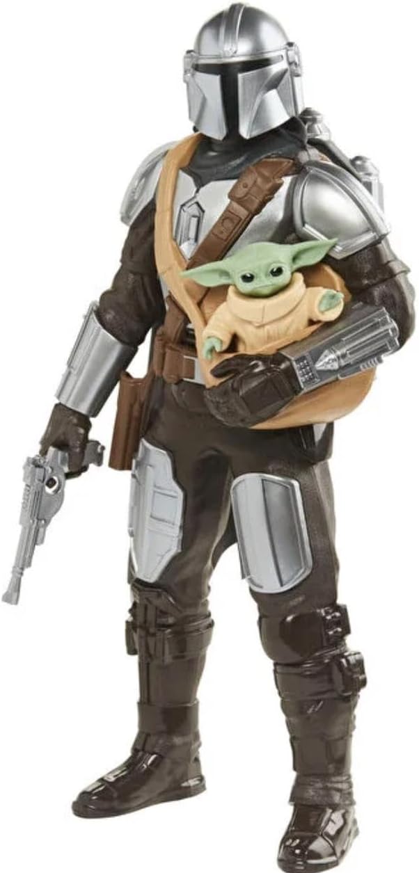 Robot Star Wars Galactic Action avec Le Mandalorian et Grogu