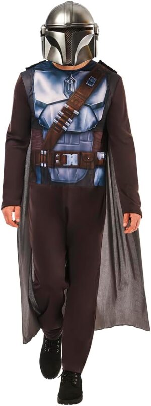 Déguisement The Mandalorian Star Wars adulte avec cape et masque