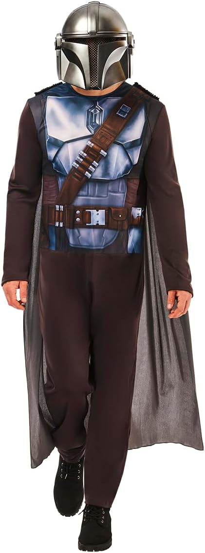 Déguisement The Mandalorian Star Wars adulte avec cape et masque