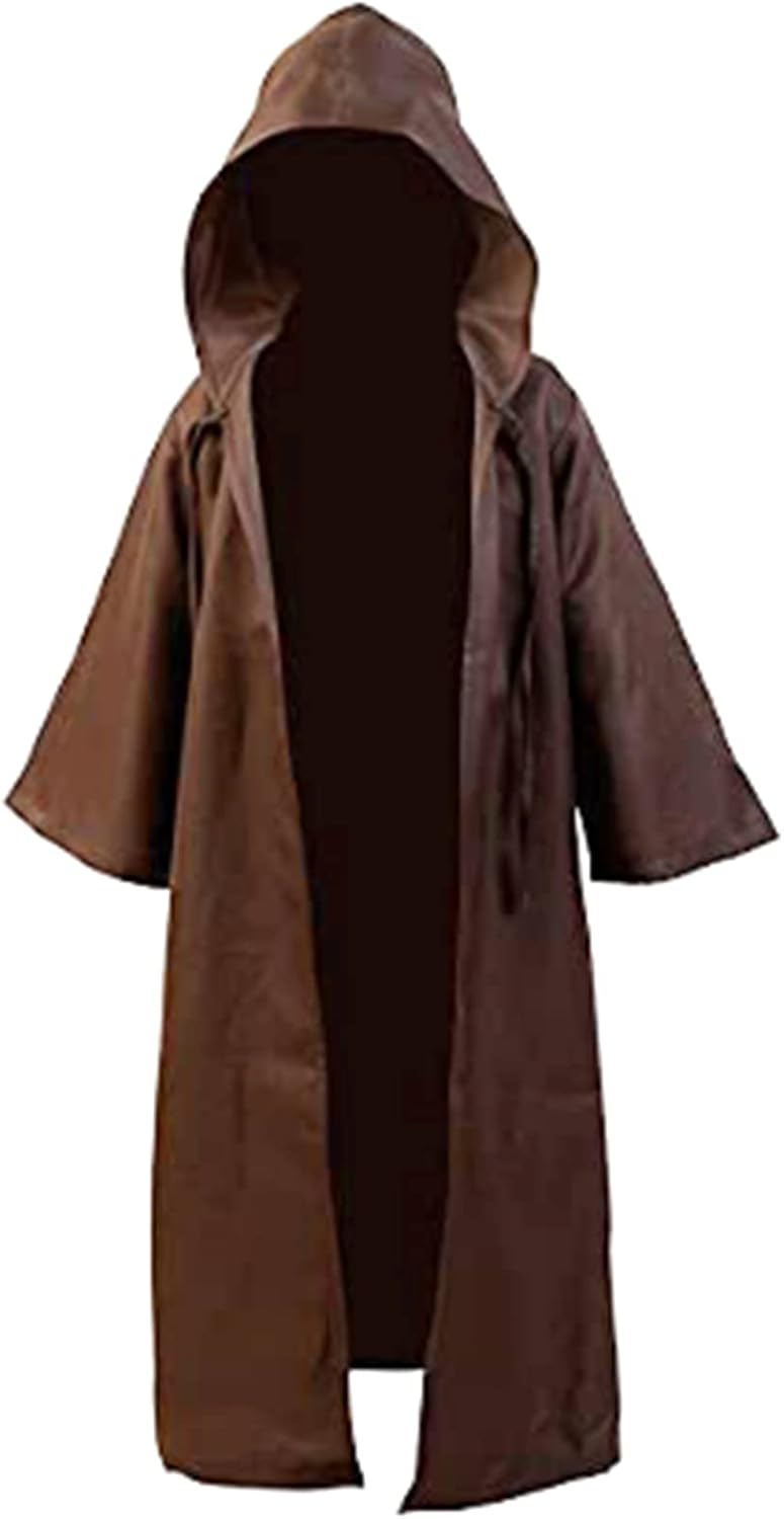 Cape à capuche Kenobi Jedi Star Wars pour cosplay