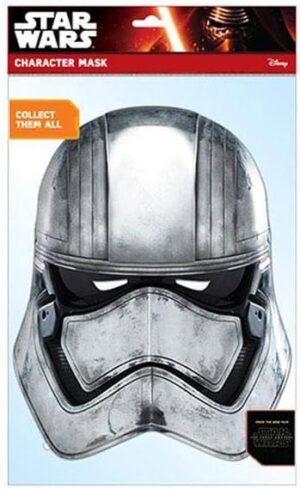 Masque adulte en carton Captain Phasma Star Wars Rubie's 1337