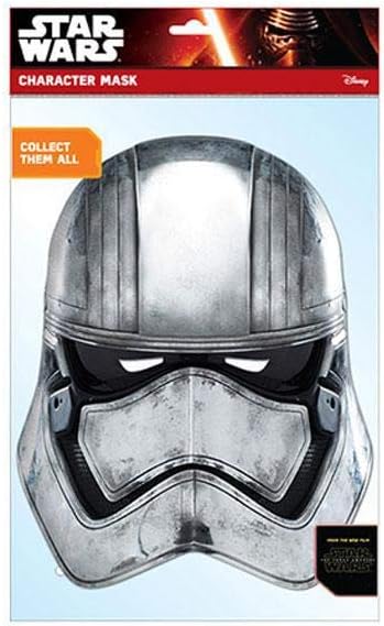 Masque adulte en carton Captain Phasma Star Wars Rubie's 1337