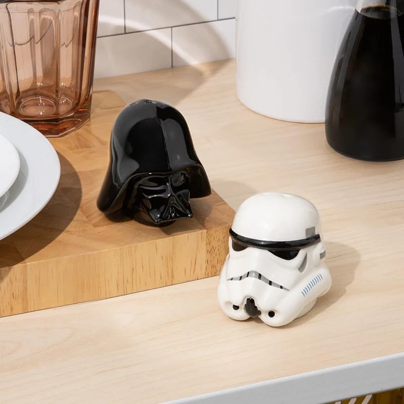 Salière et poivrière Star Wars en céramique Stormtrooper et Dark Vador – Image 3
