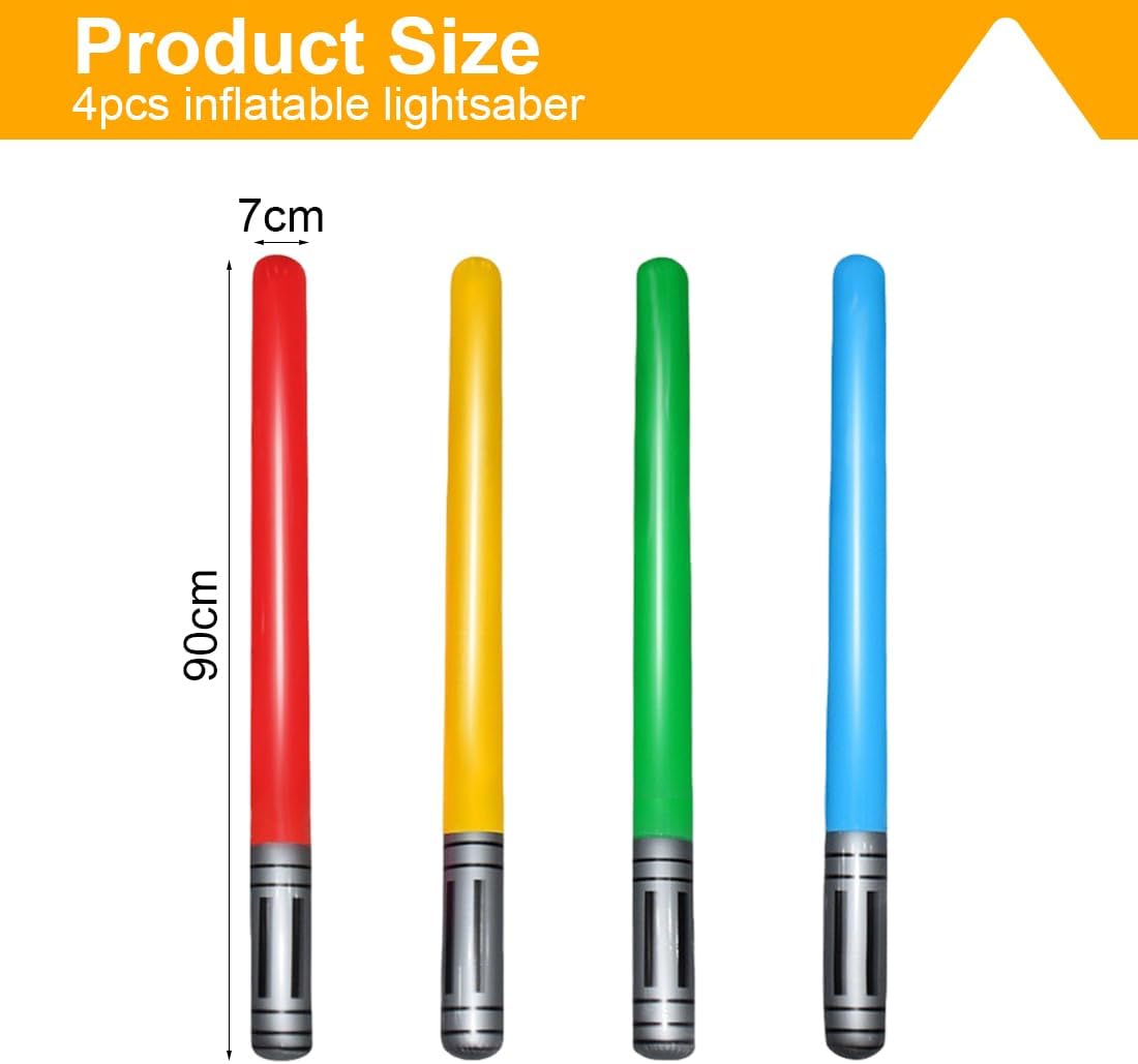 Sabres gonflables Star Wars lot de 4 couleurs – Image 2