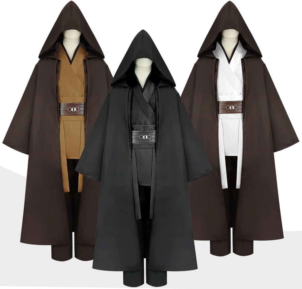 Costume Jedi Star Wars à capuche avec ensemble complet – Image 5