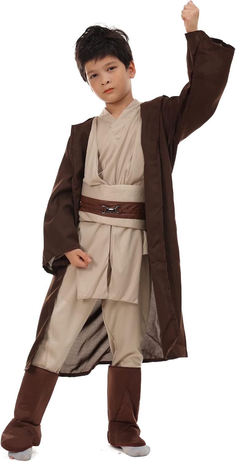 Déguisement Star Wars Luke Skywalker enfant avec cape à capuche – Image 2