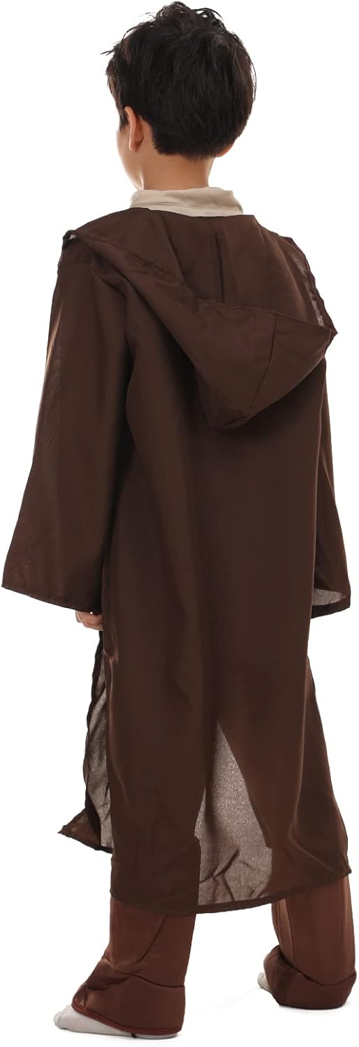 Déguisement Star Wars Luke Skywalker enfant avec cape à capuche – Image 7