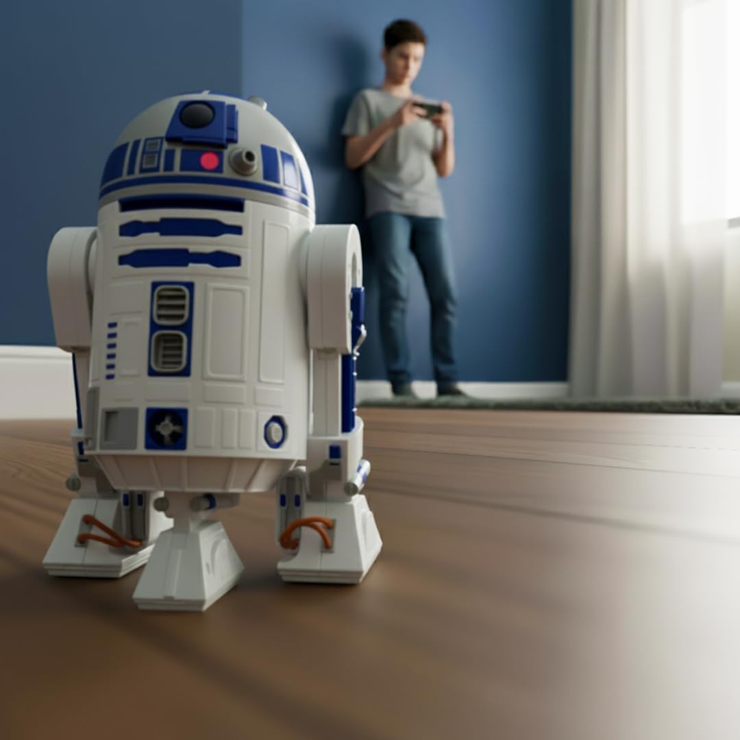 Robot R2-D2 Star Wars à construire avec LED, sons et appli de codage – Image 8