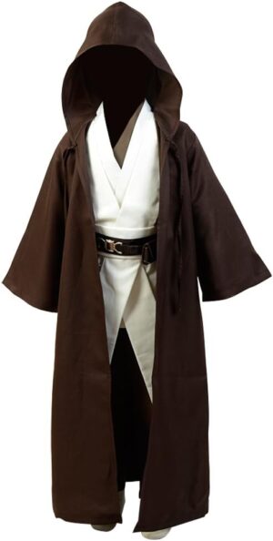Déguisement Star Wars enfant Obi-Wan Kenobi et Mace Windu, ensemble Jedi