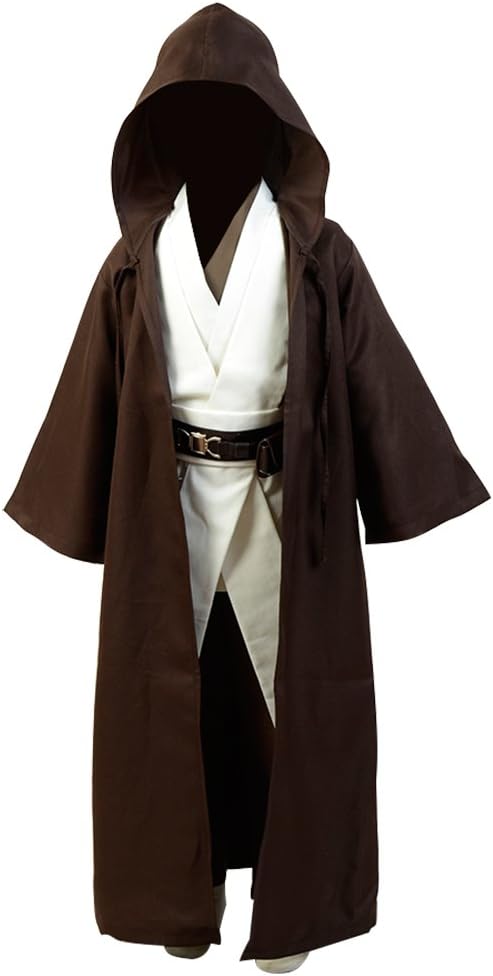 Déguisement Star Wars enfant Obi-Wan Kenobi et Mace Windu, ensemble Jedi
