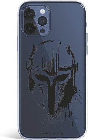 Coque Star Wars The Mandalorian en silicone transparente pour iPhone 13