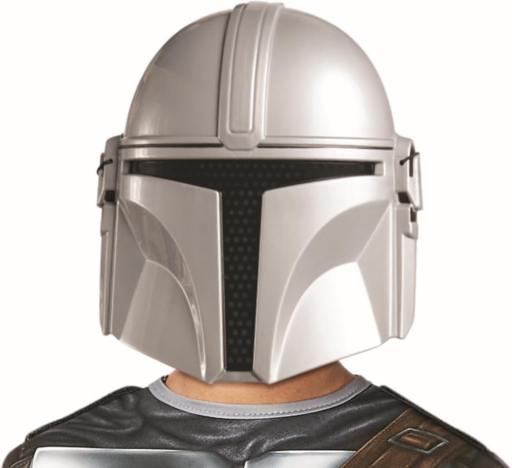 Déguisement enfant Star Wars The Mandalorian avec cape et masque PVC – Image 2