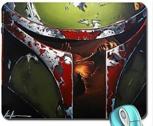 Tapis de souris Star Wars Boba Fett en caoutchouc 1024 x 768