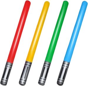 Sabres gonflables Star Wars lot de 4 couleurs