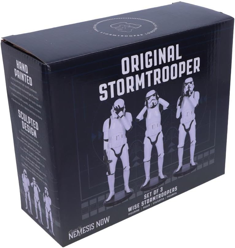 Pack de 3 figurines Star Wars Stormtrooper en résine 14 cm – Image 7