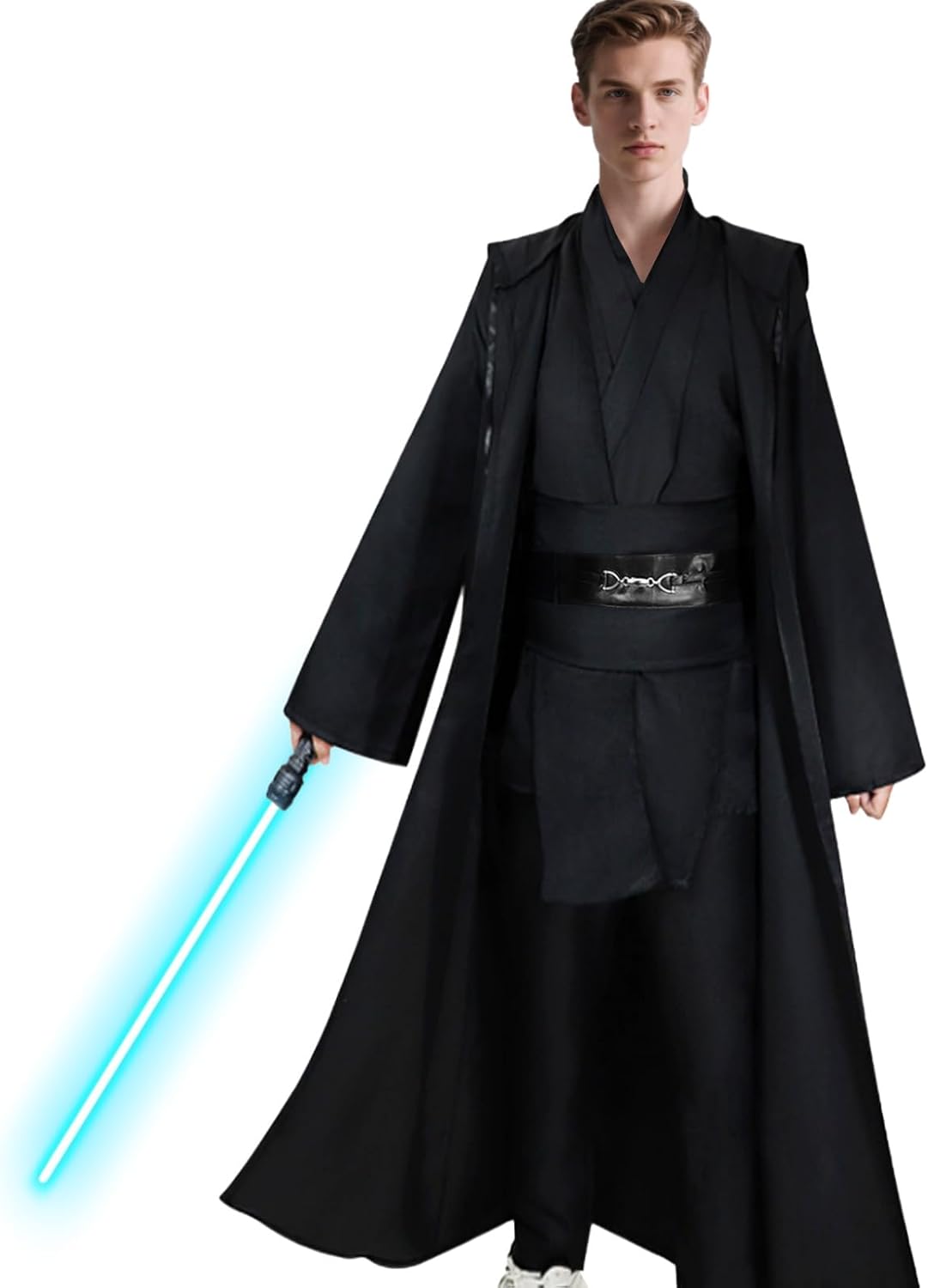 Costume Jedi Star Wars avec manteau à capuche, taille L – Image 3