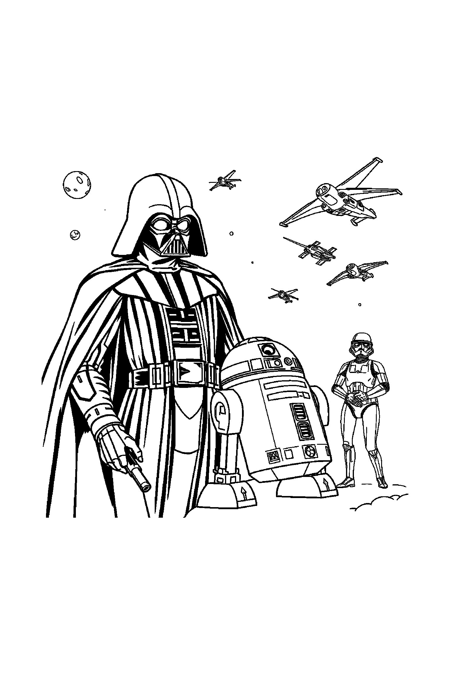 Coloriage Star Wars gratuit à imprimer - motif difficile de rayons autour de un pilote rebelle Coloriage Star Wars gratuit à imprimer : motif difficile de rayons autour de un pilote rebelle