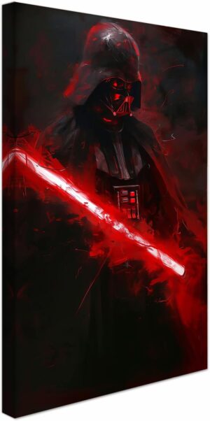 Tableau Star Wars Vador sur toile 60 x 40 cm prêt à accrocher