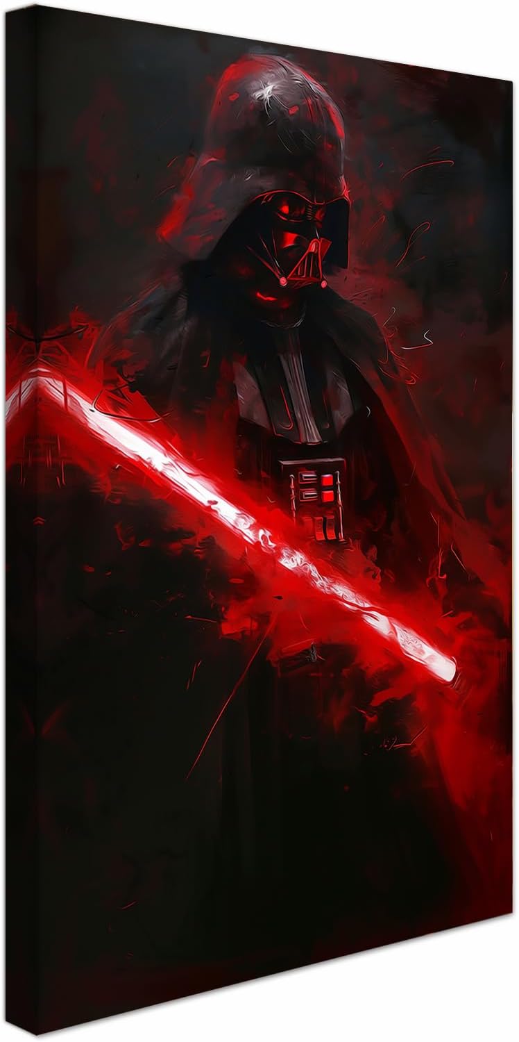 Tableau Star Wars Vador sur toile 60 x 40 cm prêt à accrocher