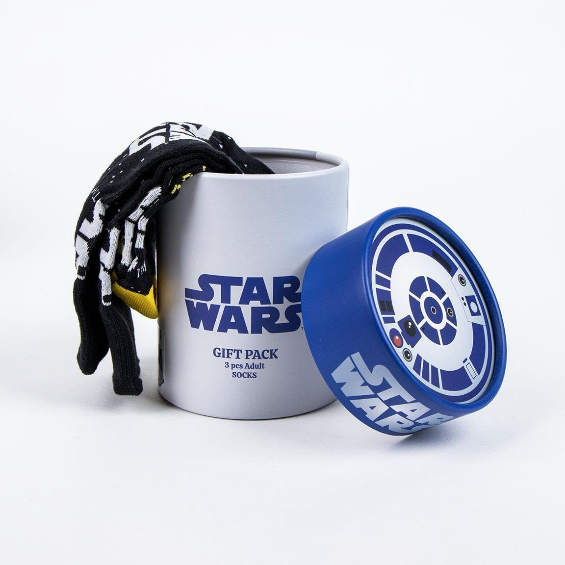 Chaussettes Star Wars noires R2D2 et Dark Vador Taille 38-45 – Image 7
